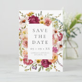 バはっきりしたルグンディフローラ結婚写真 セーブザデート (スタンド正面)