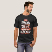 バもしーガラは直せない我々はめちゃくちゃだ Tシャツ (正面フル)
