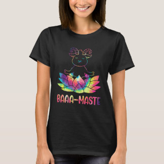 バァマステ家畜の群れヨガ瞑想農場動物 Tシャツ