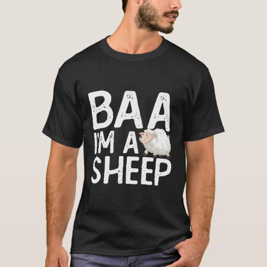 バアイアアアアヒツジ農家農業 Tシャツ (正面)