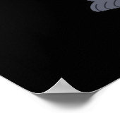 バアドボおもしろいオンバブーンプンダークBG ポスター (角)