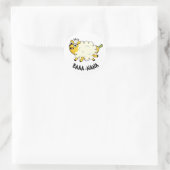 バアナバナナパおもしろいナプン ラウンドシール (バッグ)