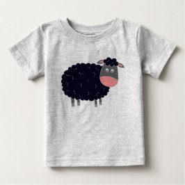 バアバアブラックシープ ベビーTシャツ