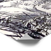 "バアバブラックシープ"ヴィンテージイラストレーション ポスター (角)