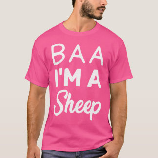バアヒツジ農家ヒツジ愛好家バア私は羊だ Tシャツ