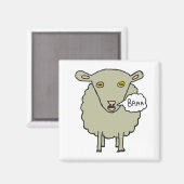 バアヒツジ マグネット (正面/裏面)