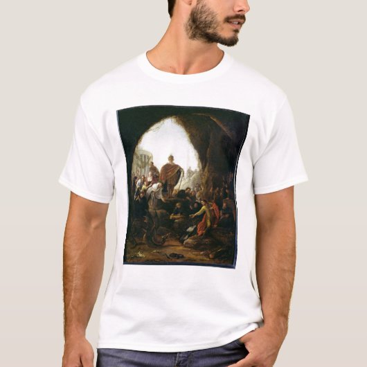 バアルのドラゴンを殺しているダニエル Tシャツ (正面)