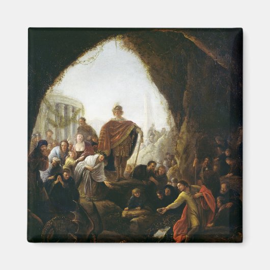 バアルのドラゴンを殺すダニエル マグネット (正面)