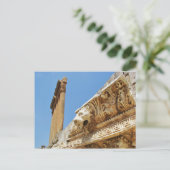 バアルベクの彫刻ライオンの頭 ポストカード (スタンド正面)