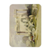 バアル寺院の東ポルティコの遺跡 マグネット (縦)