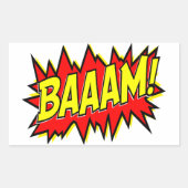 バアーム！ 長方形シール (正面)