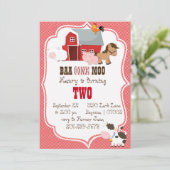 バア・オーインク・ムー 誕生日招待状 招待状 (スタンド正面)