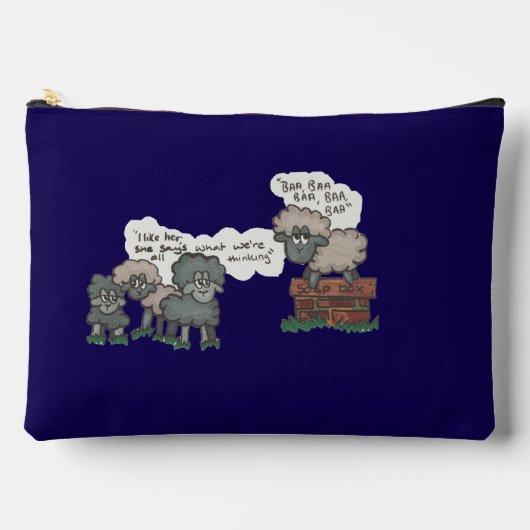 バア、バア、バ アクセサリーポーチ (正面)