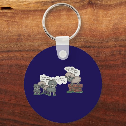 バア、バア、バ キーホルダー (正面)