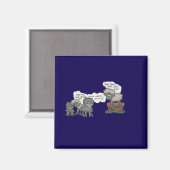 バア、バア、バ マグネット (正面/裏面)