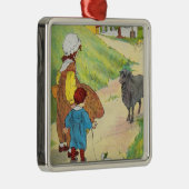 バア、バア、黒い羊、羊毛はある? メタルオーナメント (右)