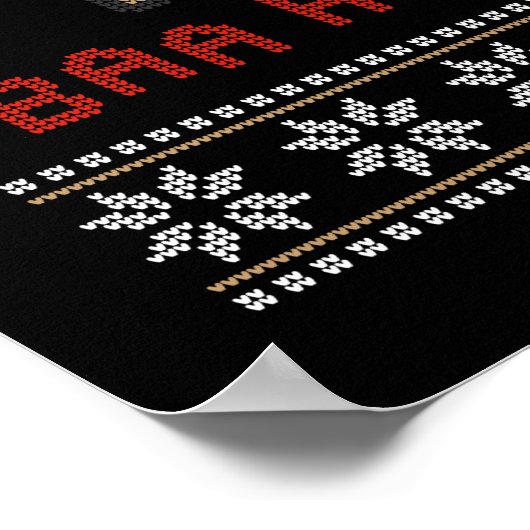 バア・ペテン・クリスマス・ヒツジ ポスター (角)