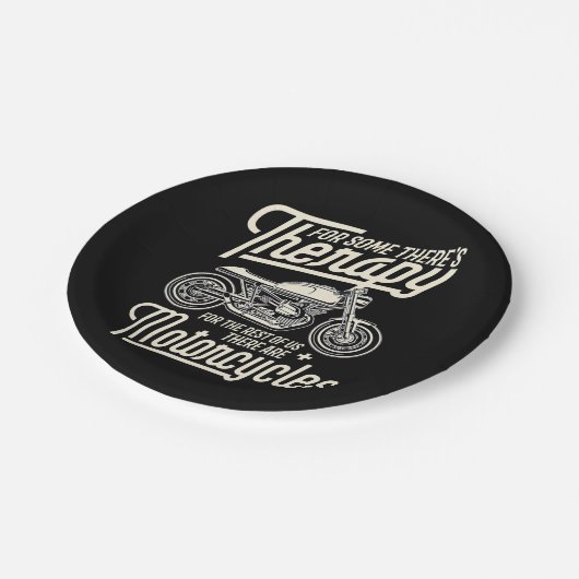 バイおもしろいクライダーレイピーバイクもしくは自転車に乗る人ギフト ペーパープレート (アングル)