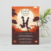 バイおもしろいファンキーユーユニークモアミームおもしろいブライダルシャワー 招待状 (スタンド正面)