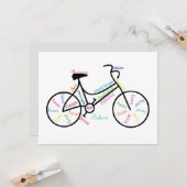 バイやる気を起こさせるク、自転車、サイクリング、スポーツ、趣味 カード (正面/裏面インサイチュ)