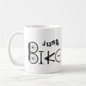 バイやる気を起こさせるク、自転車、サイクリング、スポーツ、趣味 コーヒーマグカップ (左)