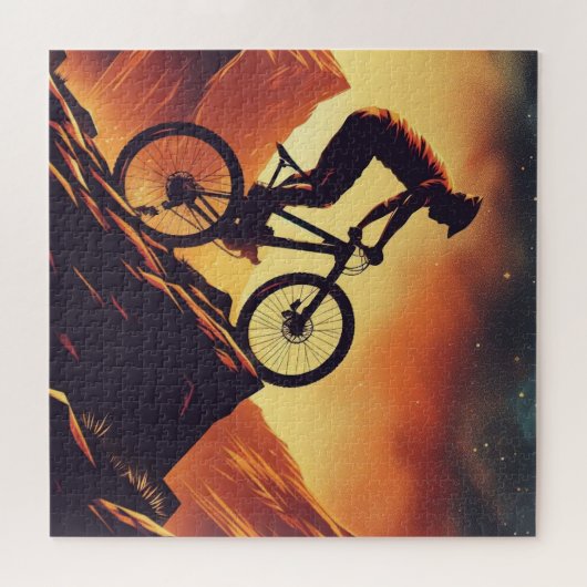 バイやる気を起こさせるク、自転車、サイクリング、スポーツ、趣味 ジグソーパズル (横)