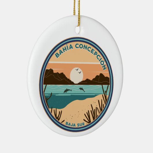 バイアコンセプシオンバハカリフォルニアシュルメキシコ セラミックオーナメント (右)