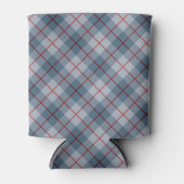 バイアスプレッドブルー – レッドストライプ 缶クーラー (正面)