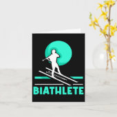 バイアスリートスポーツバイアスロンバイアスロン カード (黄色い花)