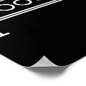 バイアスロンの目標スキー競技選手バイアスリートシュート ポスター (角)