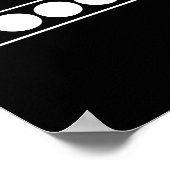 バイアスロンウィンタースポーツスキーリフル射撃、 発砲ビアス ポスター (角)