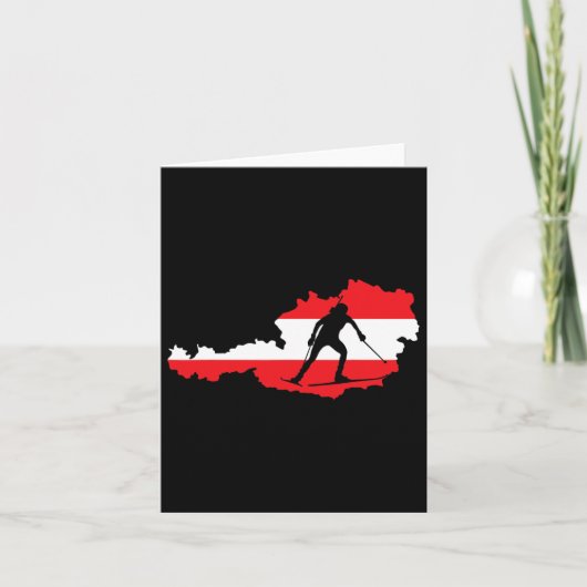 バイアスロンクールスファンオーストリアスキー カード (正面)