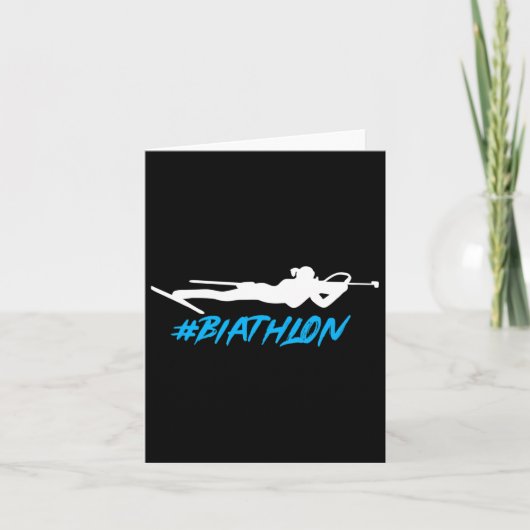 バイアスロンバイアスリートクロスカントリースキー目標翔 カード (正面)