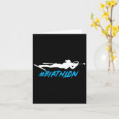 バイアスロンバイアスリートクロスカントリースキー目標翔 カード (黄色い花)