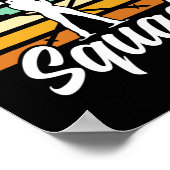 バイアスロン分隊バイアスリートバイアスロンスポーツ ポスター (角)