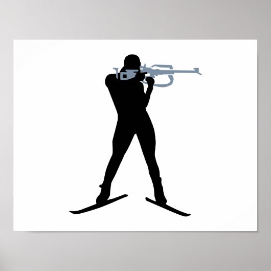 バイアスロン競技 ポスター (正面)