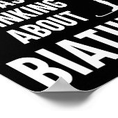 バイアスロン考えについて – スキー射撃、 発砲Bi ポスター (角)