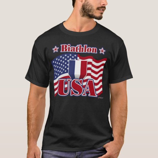 バイアスロンUSA Tシャツ (正面)
