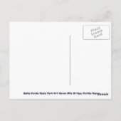 バイアホンダ州パークアンドセブンマイルブリッジ ポストカード (裏面)