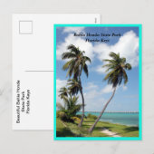 バイアホンダ州パークフロリダ鍵フォトプリント シーズンポストカード (正面/裏面)