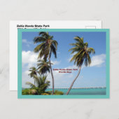 バイアホンダ州パークフロリダ鍵 シーズンポストカード (正面/裏面)