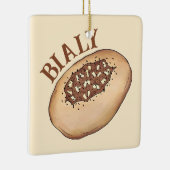 バイアルユダヤベーカリーオニオンブレッドポーランドポーランドフード セラミックオーナメント (右)