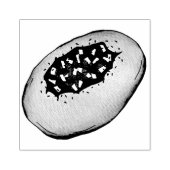 バイアルユダヤベーカリーオニオンブレッドポーランドポーランドフード ラバースタンプ (インプリント)