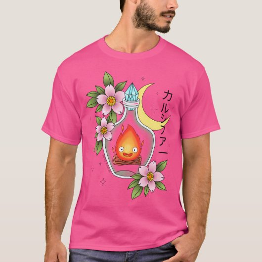 バイアル・ハウルの動く城の中のルシファー Tシャツ (正面)