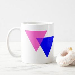 バイアングルズバイセクシャルプライド コーヒーマグカップ
