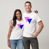 バイアングルズバイセクシャルプライド Tシャツ (ユニセックス)