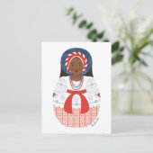 バイア ブラジル マトリョーシュカ ポストカード (スタンド正面)