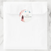 バイウッドツリーピンクガーリーさくらんぼブロッサムキンセアニェラ ラウンドシール (バッグ)