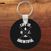 バイエルのブラウンライフは美しい キーホルダー (正面)