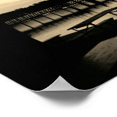 バイエルガルテンバイザレイクモノクローム ポスター (角)